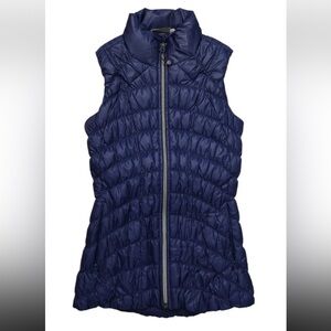 ATHLETA  DOWNALICIOUS DELUXE VEST 800 Fill Down size L Navy